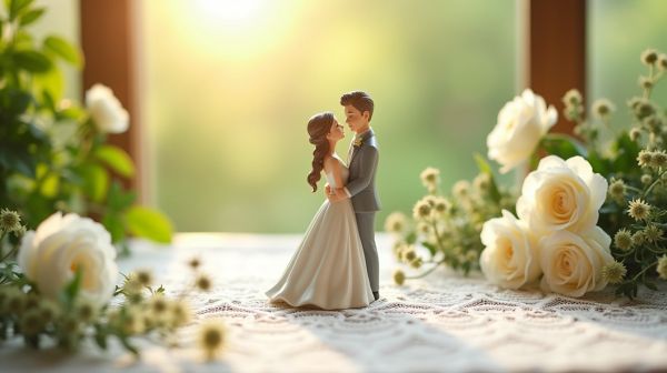 Personnalisez votre figurine de mariage pour un jour unique