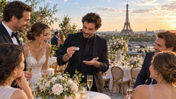 Sélection des magiciens incontournables pour mariage à Paris 2026