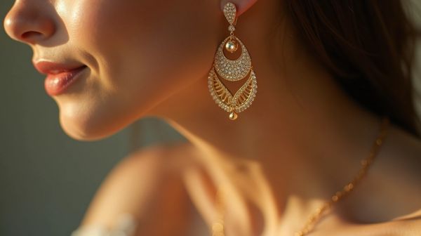 Une allure sublime avec les boucles d'oreille haute joaillerie